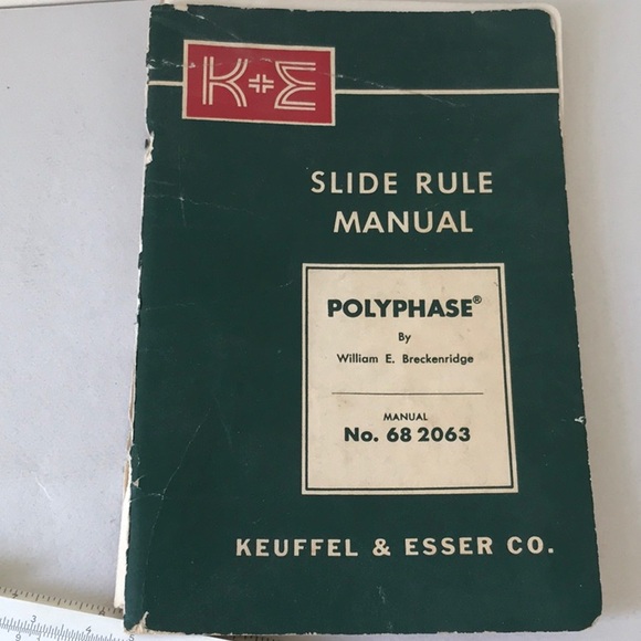 Keuffel and Essex Co Slide Rule 68 1617 with manual 68 2063 - Picture 5 of 6